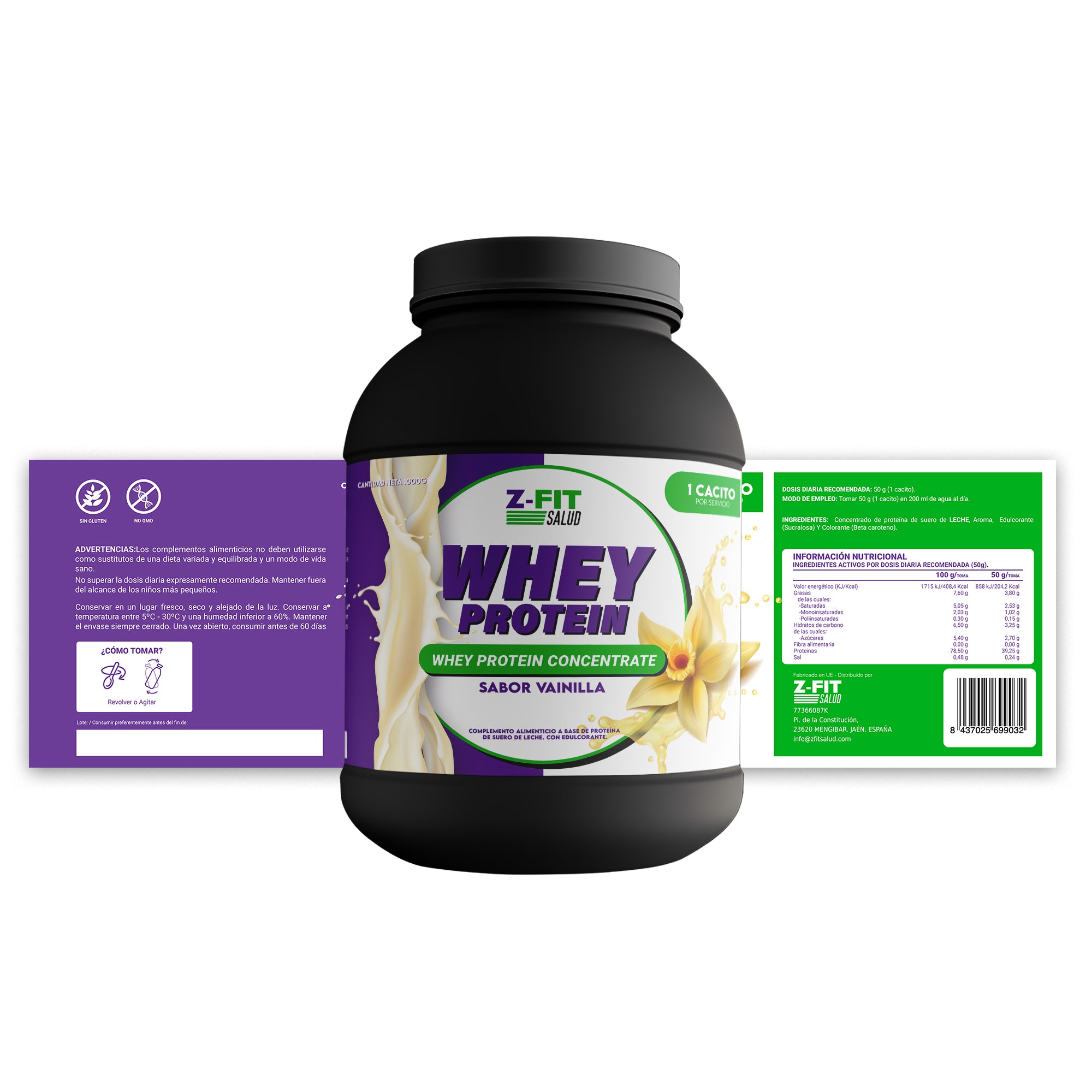 Proteína Whey Z-Fitsalud 1KG