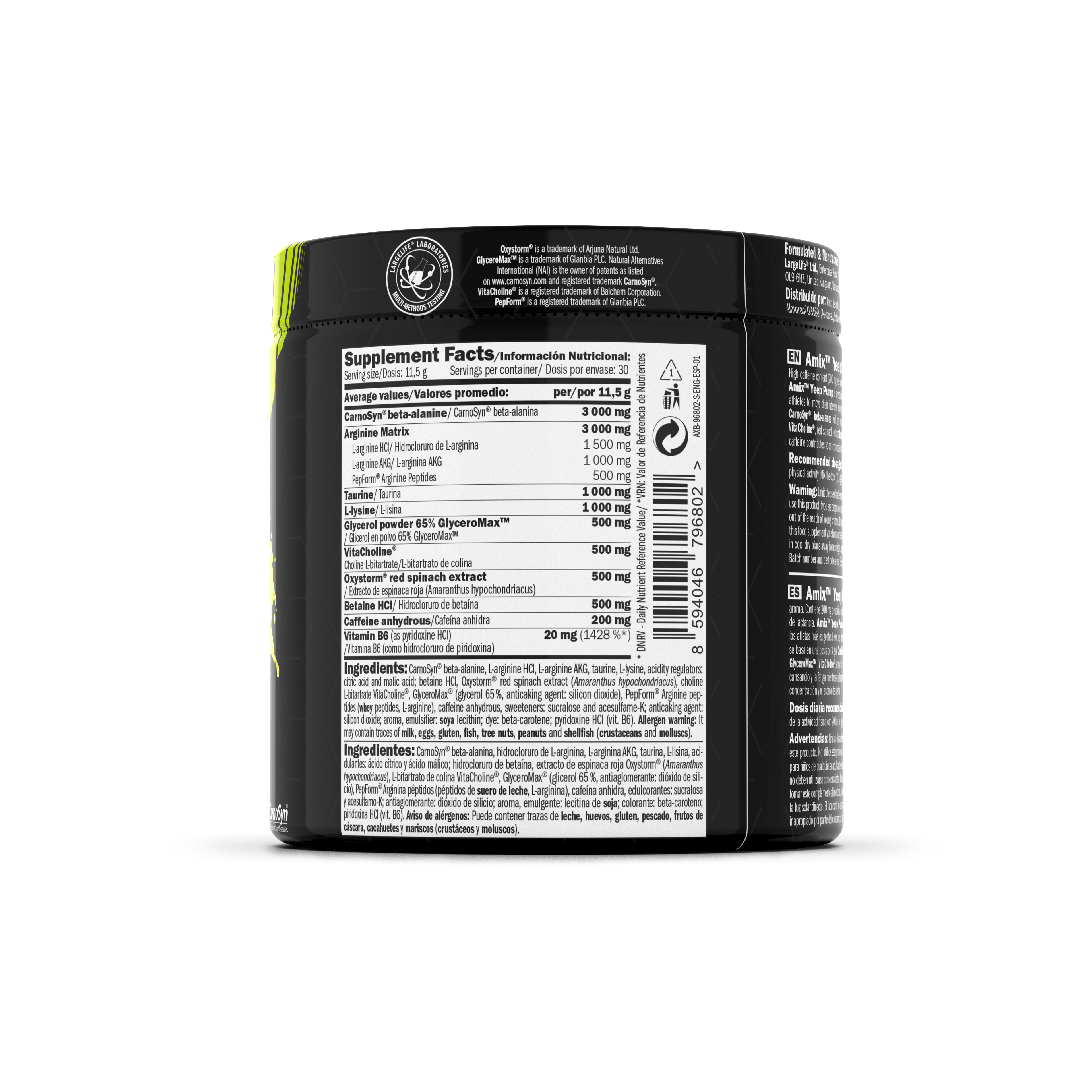 Pre-entreno Yeep Pump AMIX