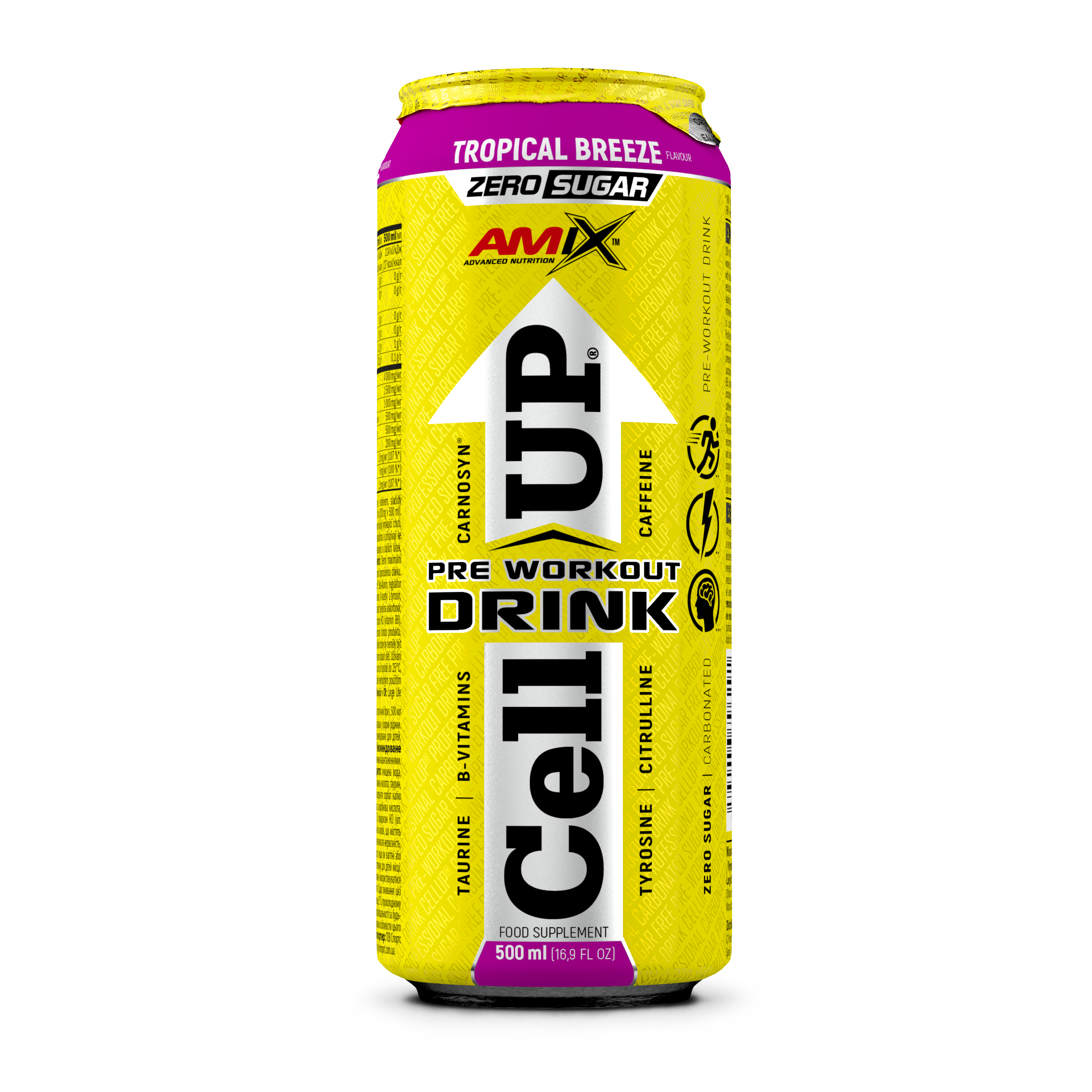 Pre-entreno CellUp Energy Drink 500ml – Amix Pro®