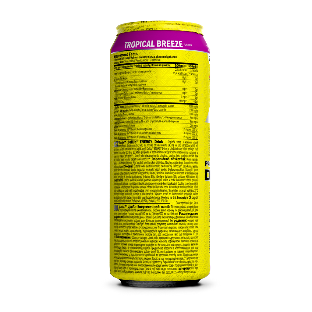 Pre-entreno CellUp Energy Drink 500ml – Amix Pro®