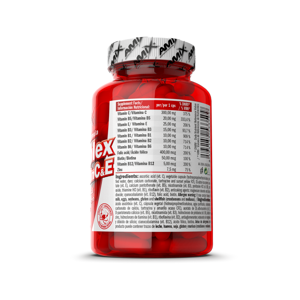 Vitamína B Complex 90 caps – Amix™