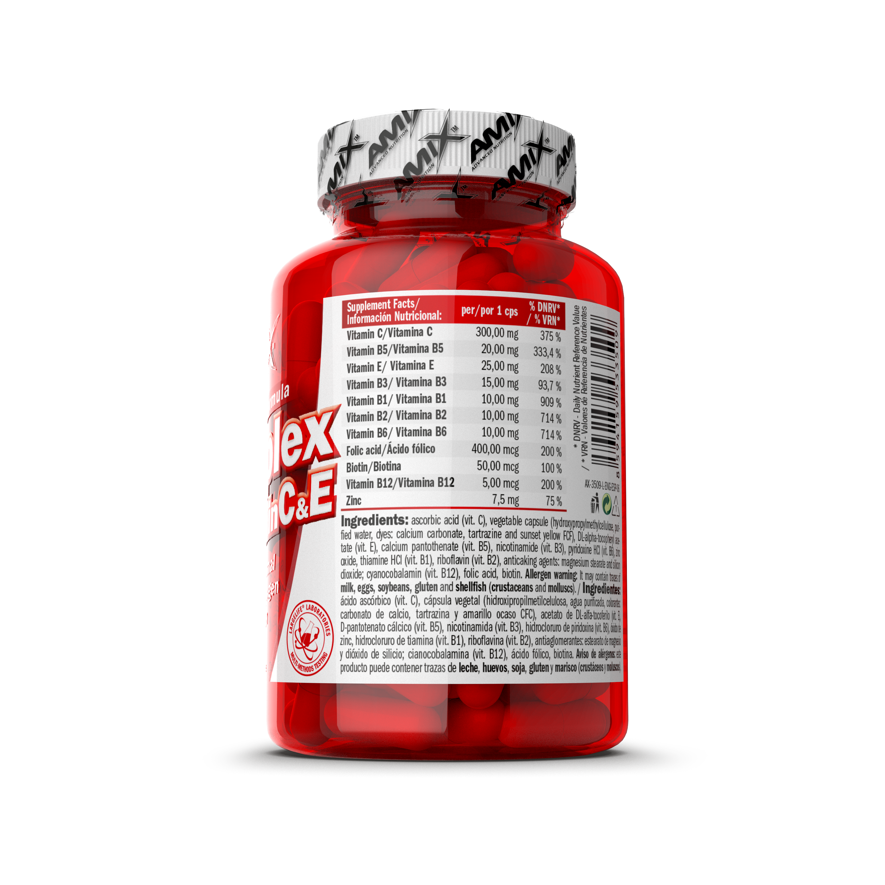 Vitamína B Complex 90 caps – Amix™