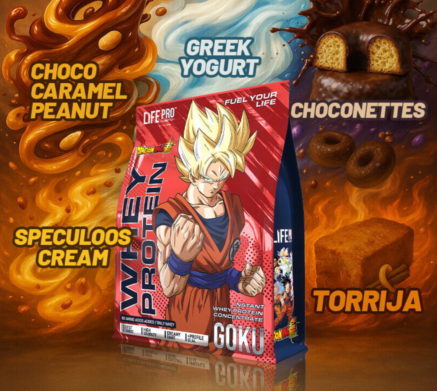 Life Pro Whey Dragon Ball Edition Goku 1.8kg